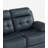 Genuine Leather Non-Power Reclining Sofa With Drop Down Table