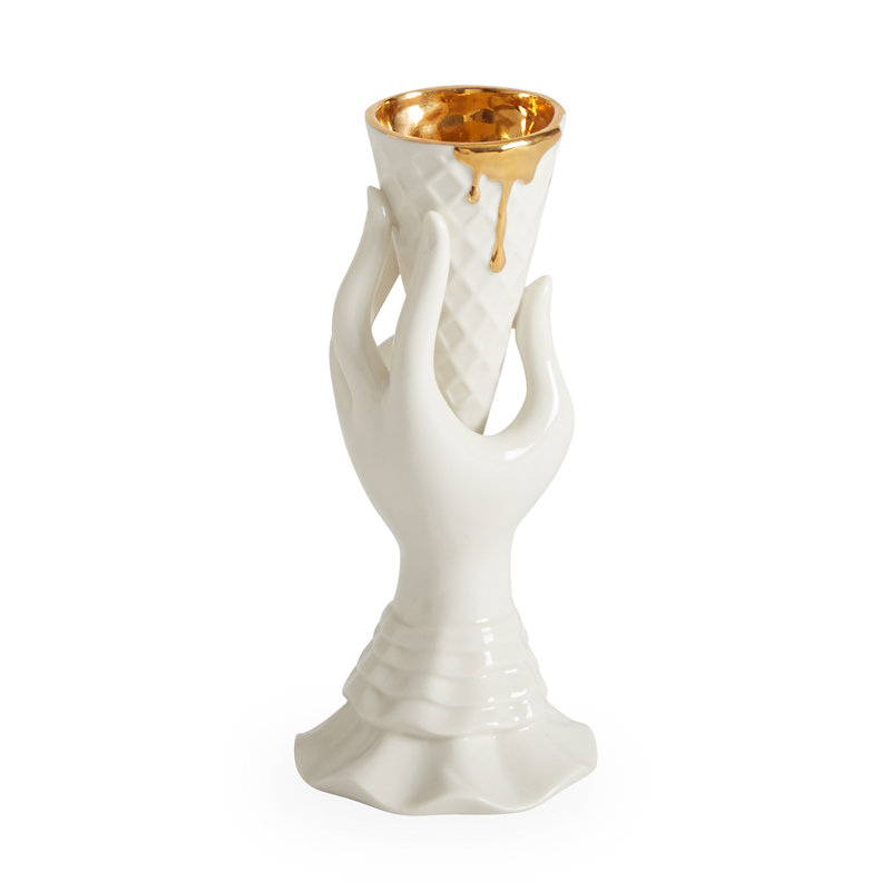 Vase doré I-Scream Muse