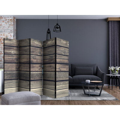 Caudill 172cm H Solid Wood Folding Room Divider