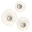 Ensemble de 3 miroirs muraux abstraits