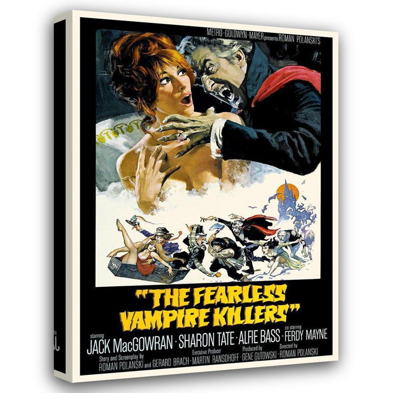 Art graphique sur toile tendue avec galerie d'archives Trinx Hollywood: The Fearless Vampire Killers, H 48 po x l 35 po