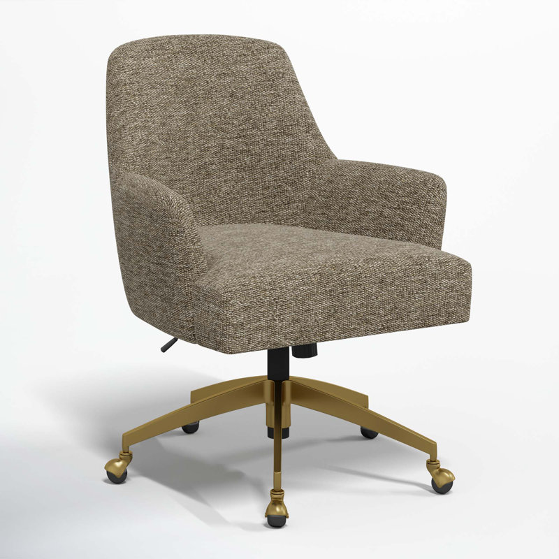 Everly Quinn Ambau Task Chair, Milsap Granite Sustain Tweed