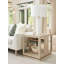 Sunset Key Floor Shelf End Table with Storage