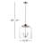 Nunez 3-Light Steel Pendant with Canopy -1541446099