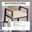 Tabouret de bar de patio avec coussin