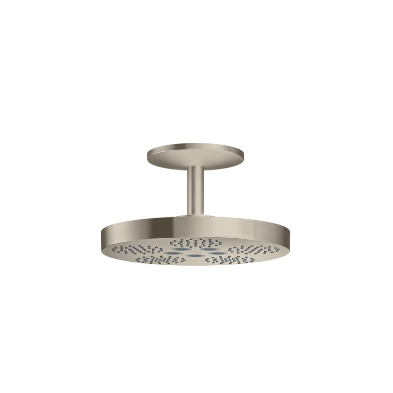 One Rain Fixed Shower Head, Brushed Nickel