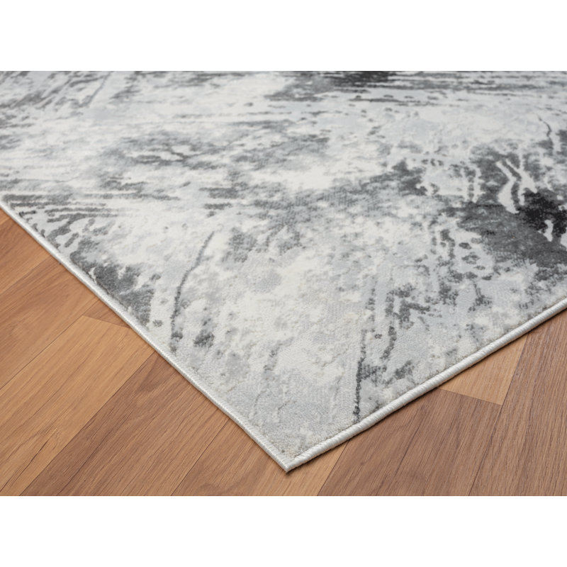 Siegulf Abstract Indoor Rug, Runner 2'7" x 7'2"