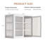 Armoire de rangement murale en verre-107105744