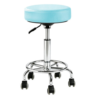 500lb Heavy-Duty Adjustable Stool with Wheels