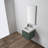 Keriel 20'' Floating Bathroom Vanity with Sink – Wall-Mounted Fluted Wood Cabinet with Acrylic Top, Soft-Close Door & U-Shaped Plumbing Drawer for Small Spaces-2106921373