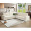 Canapé-lit modulaire en L surdimensionné de 105 po, canapé-lit convertible 3-en-1 avec rangement et matelas haute résilience, beige chenille-1964151479