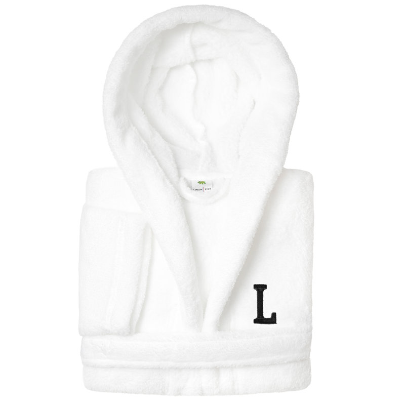 Peignoir à capuche double 100% polyester personnalisé, S, L, Noir
