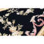 Tapis noir et doré de haute qualité noué à la main