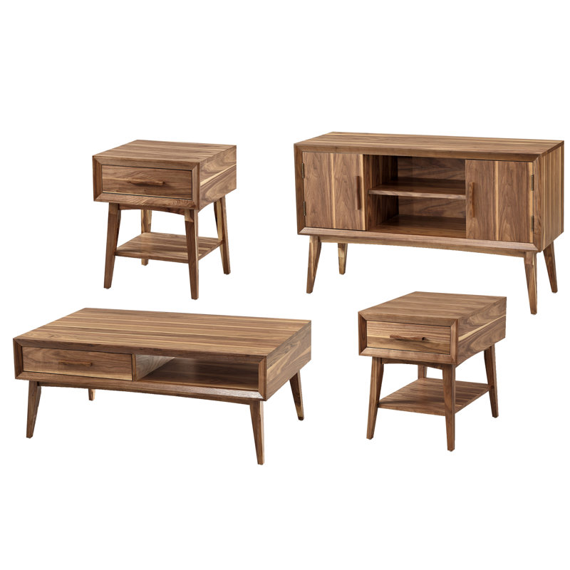 Table de bout avec rangement Leigh