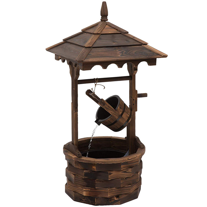 Peri Weather Resistant Wood Garden Statue