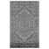 Crowborough Oriental Light Gray/Dark Gray Area Rug