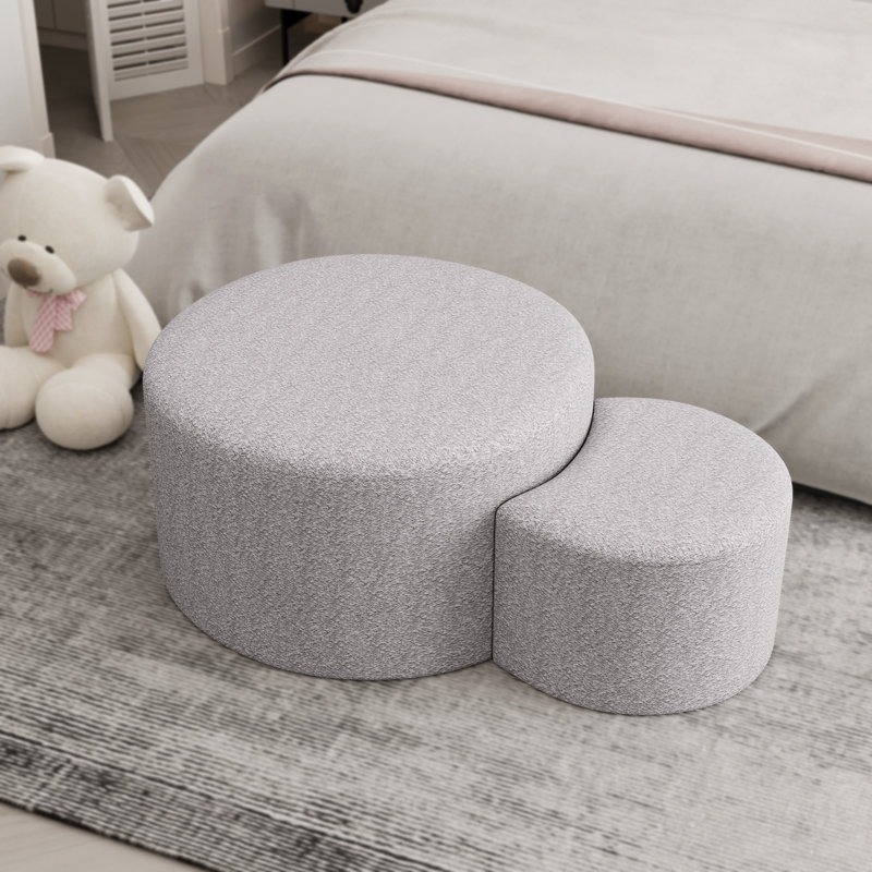 Upholstered Nesting Coffee Tables