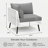 2 - Piece Outdoor Premium Wicker Patio Corner Sofa Chairs