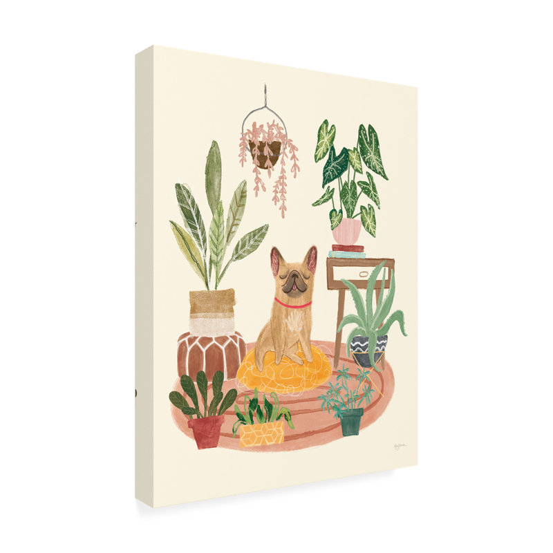 Art sur toile «Bachelor Mary Urban Urban Jungle Dogs IV», H 47 po x l 35 po