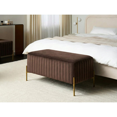 Benzant Velvet Upholstered Bench