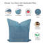 Housses pour coussins décoratifs, décoratifs et floraux pour canapé et canapé Fabcline - 18 po x 18 po-1037528359