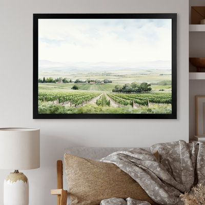 " Vineyard Scenery Landscape Beauty III "