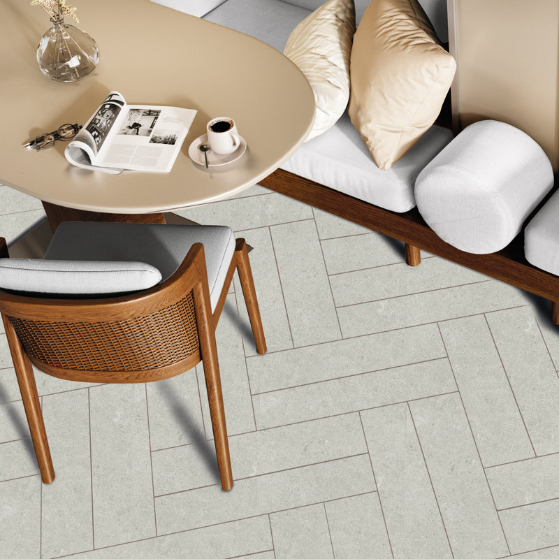 Artistic Freedom 6"X24" Porcelain Stone Look, Gray