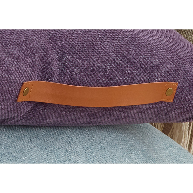 Porter Chenille Throw Pillow, Purple