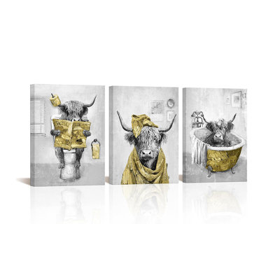 3 Piece Wrapped Canvas Print