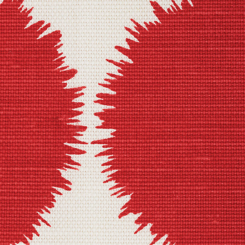 Schumacher x Studio Bon Fuzz Fabric, Red