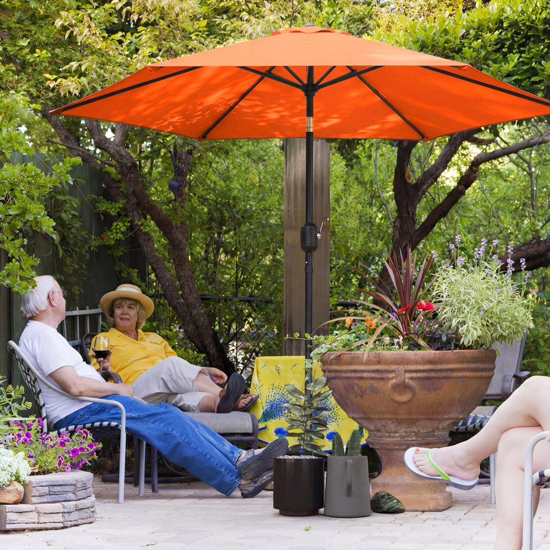 265cm Market Parasol, Orange