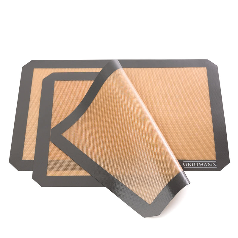 GRIDMANN Non-Stick Silicone 2 Piece Baking Mat Set
