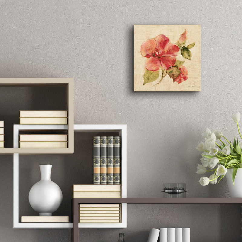 Art mural en verre Bay Bright Home ™ «Bright Tropics 2» par Cheri Blum, H 12 po x l 12 po x P 0,13 po