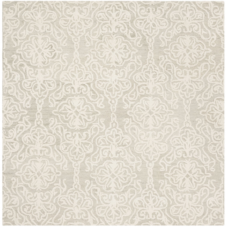 Davyan Hand Tufted Wool Damask Rug