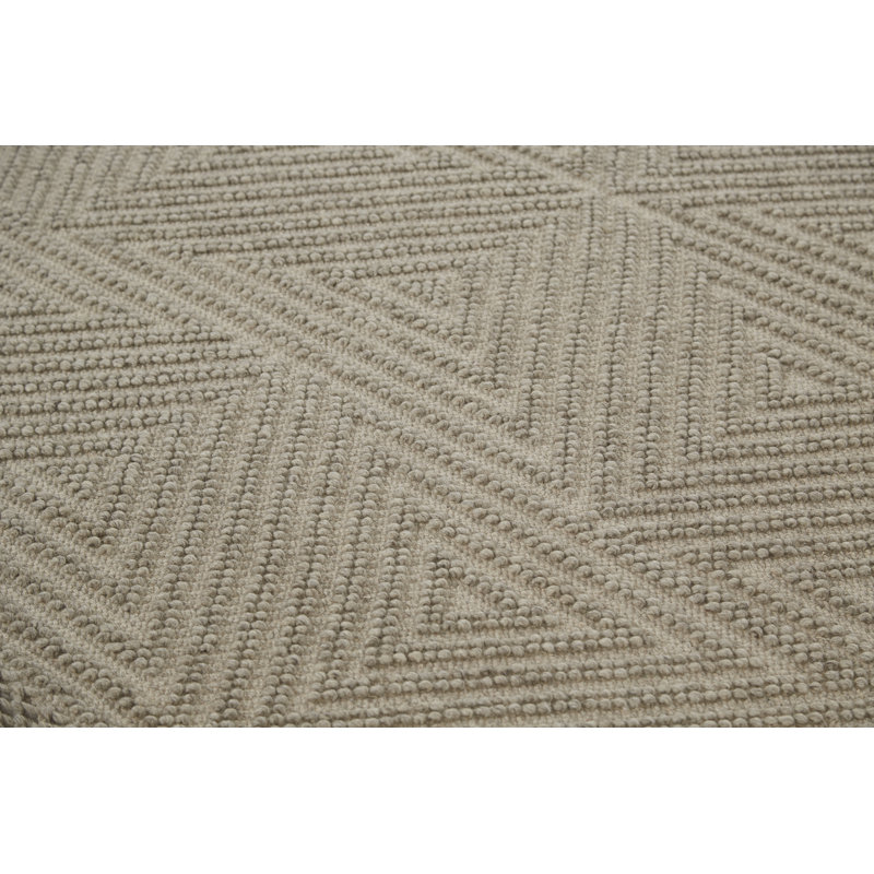 Keiston Wool Geometric Indoor Rug, Rectangle 2' x 3'