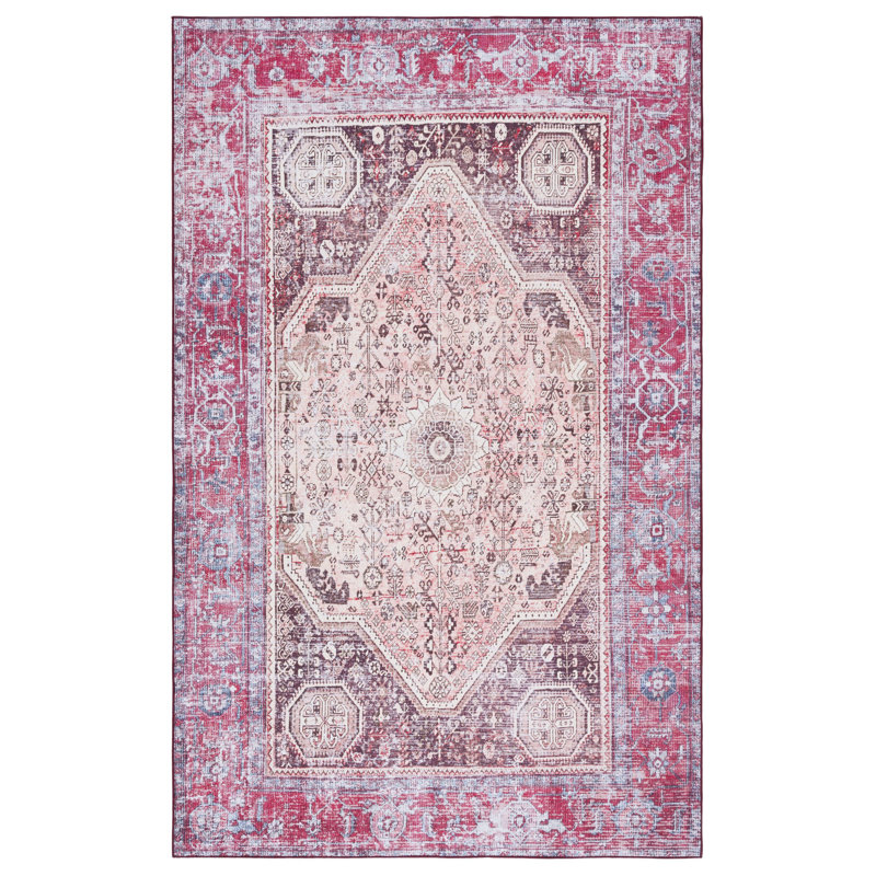 Tapis oriental beige / rouge, Rectangle 9 pi x 12 pi