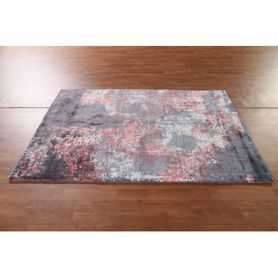 All-Over Abstract Indian Rug 4x6