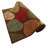 Custom Size Rug Floral Leaves Low Pile Slip Resistant Rugs by Feet-567272145