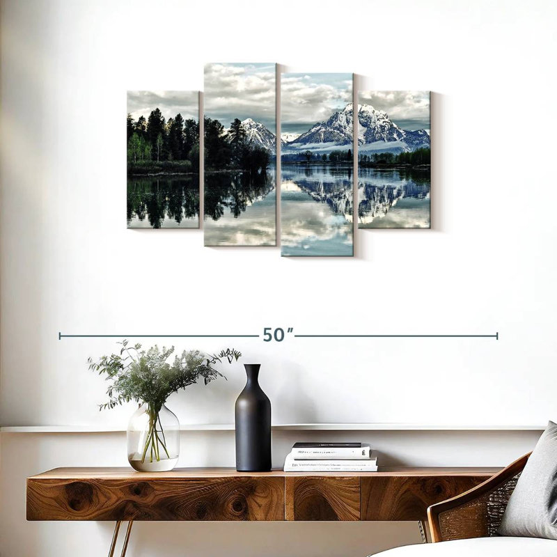 Ensemble 4 pièces Jackson Hole On Canvas, H 22 po x l 36 po x P 1 po