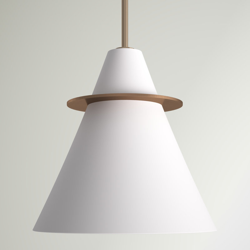 Salem 1 - Light Brass Single Pendant, 57.25" H x 7" W x 7" D