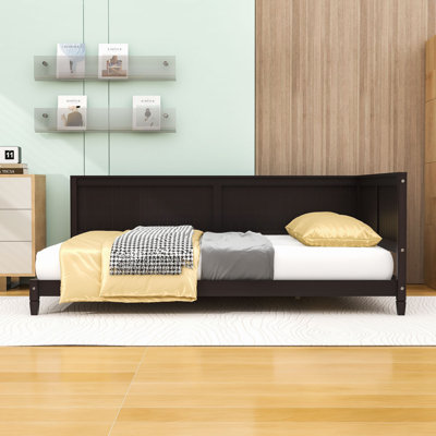 Modern Full Size Daybed with Elegant Armrest and Backrest