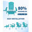 2 chaises Adirondack avec table d'appoint, chaises de patio en bois HDPE toutes saisons avec porte-gobelet, bleu lac