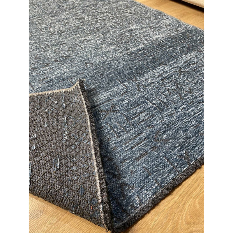 Tapis en coton avec envers antidérapant Laurencia, Tapis de couloir 2 pi 7 po x 8 pi 2 po