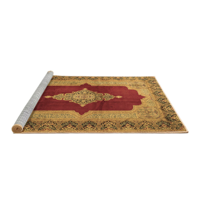 Tapis brun traditionnel Traditional 1826, Carré 8 pi