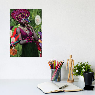 Jamacian Garden by Yvonne Coleman Burney - Wrapped Canvas Print