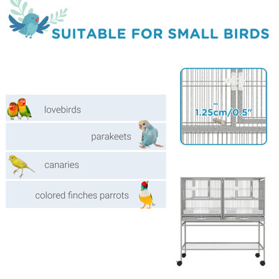 Cage à oiseaux 40,2 po Edlyn