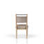 Chaise de salle à manger en placage de chêne massif l 19,75 po x P 24,5 po x H 36 po Tamel (ensemble de 2)