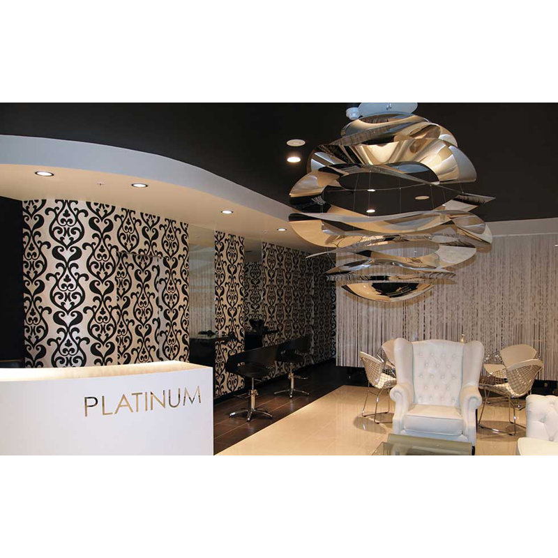Buckle 1 - Light LED Chandelier, 27.5" H x 27.5" W x 27.5" D