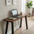 Solid Walnut Console Table with Metal Legs-450822839