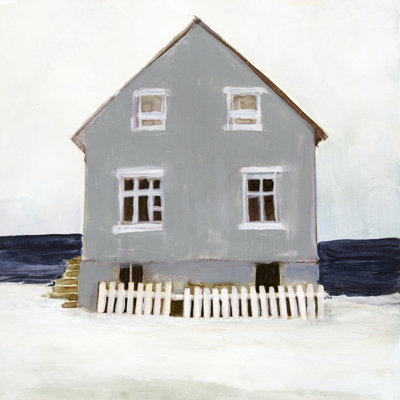 Beach Hut II 1 Piece Wrapped Canvas Painting